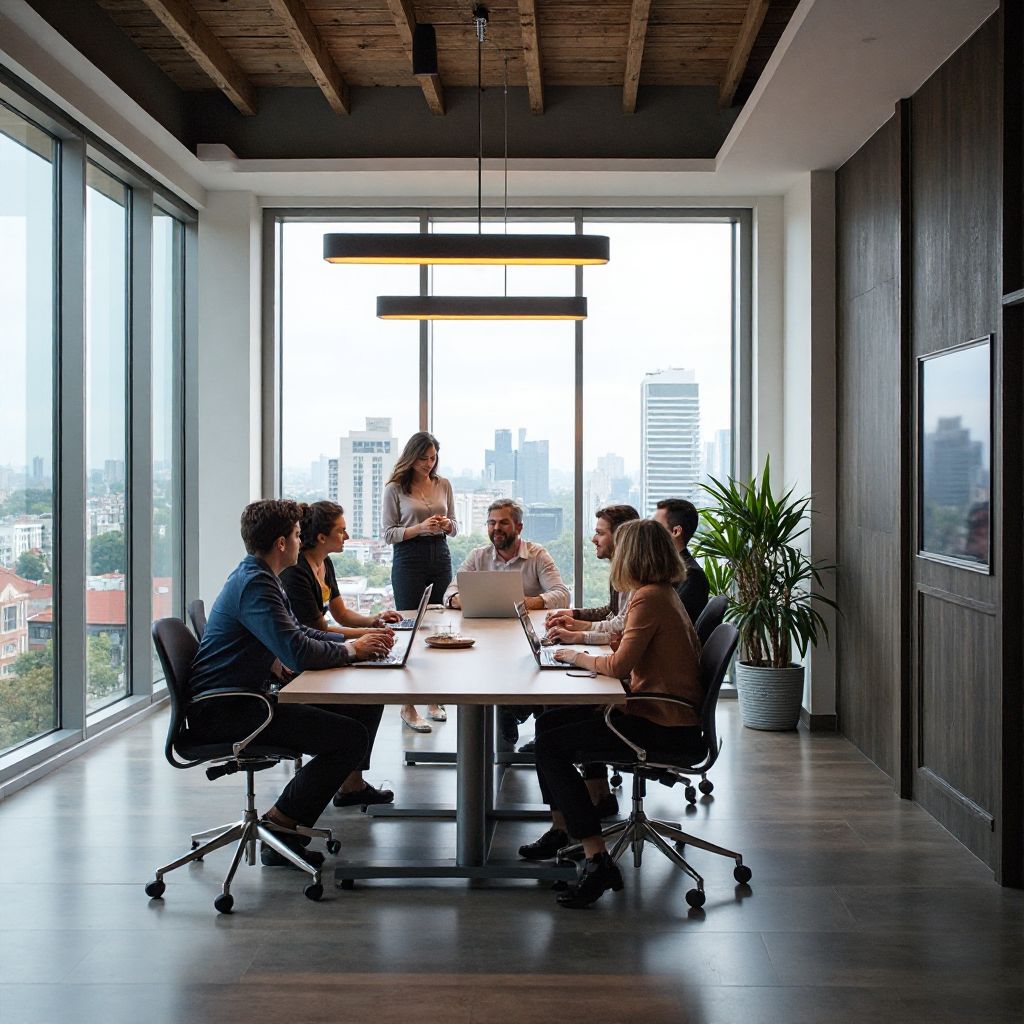 Equipo de AnalíticaPro en oficina moderna